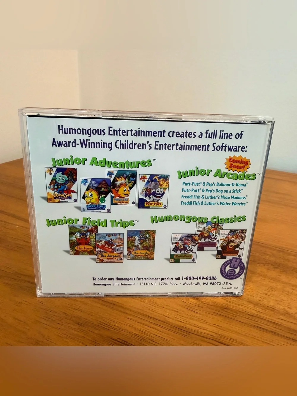 Vintage PC CD-ROM Game Lot (6) Freddi Fish, Putt-Putt, Dexter’s Lab Tested Work